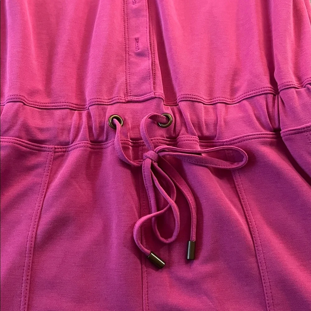 Lou & Grey Size XS Pink Collared Romper - Picture 6 of 8